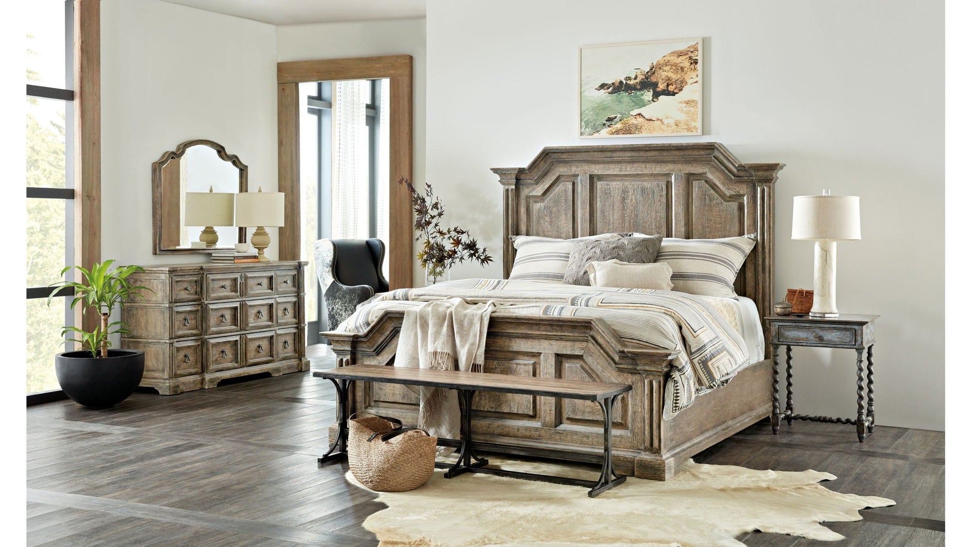 La Grange - Von Rosenberg Bed Bench - Light Brown