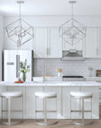 Euclid - 6 Light Cube Pendant - Nickel