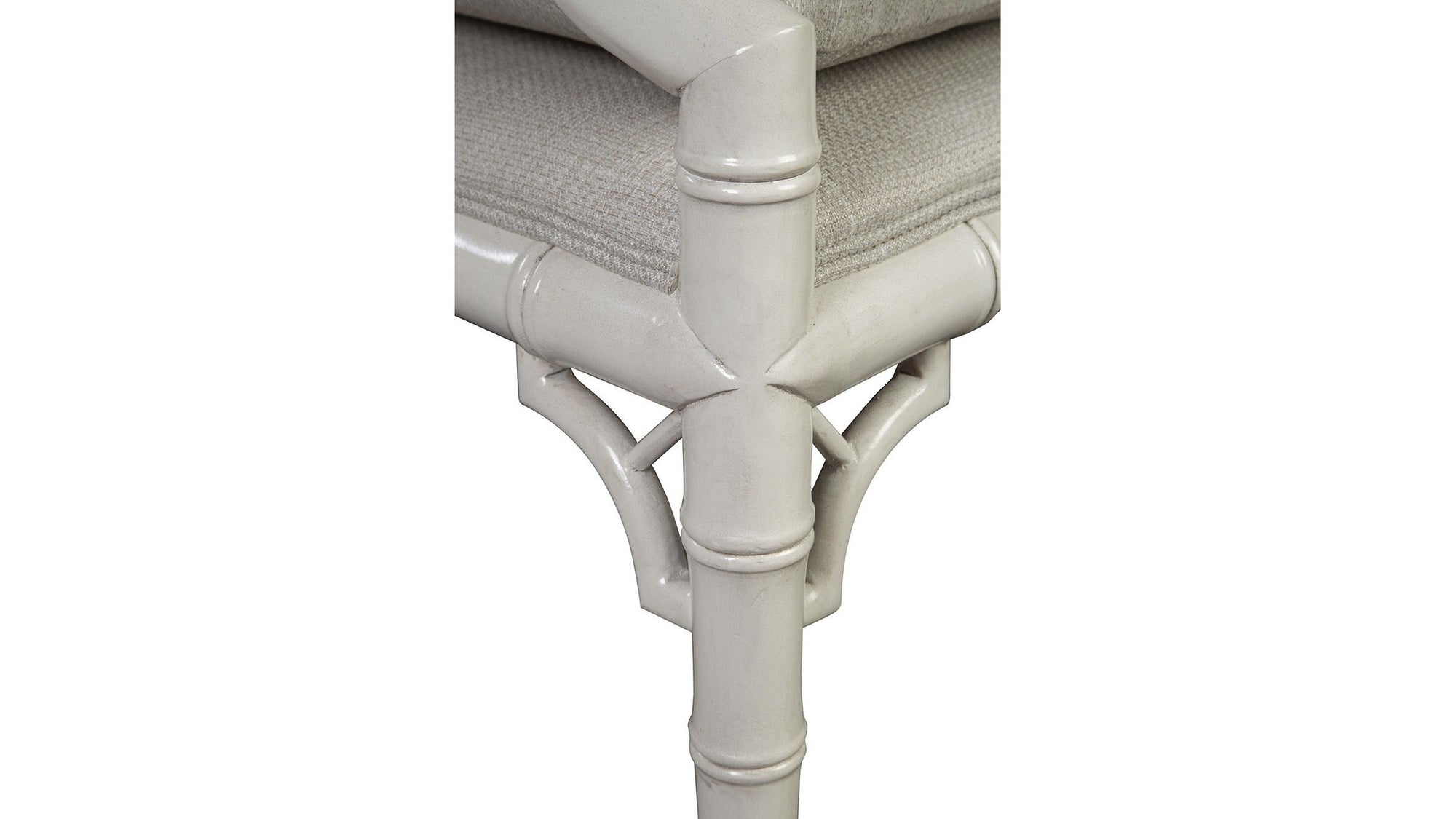 Durango - Arm Chair Set of 2 - White / Pearl Silver