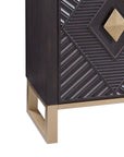 Allamar - Hospitality Cabinet - Boho Black / Gold
