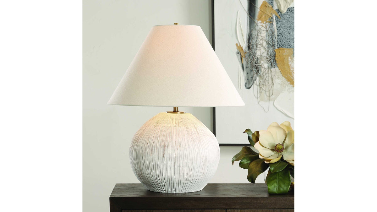 Meryl - Table Lamp - Aged White