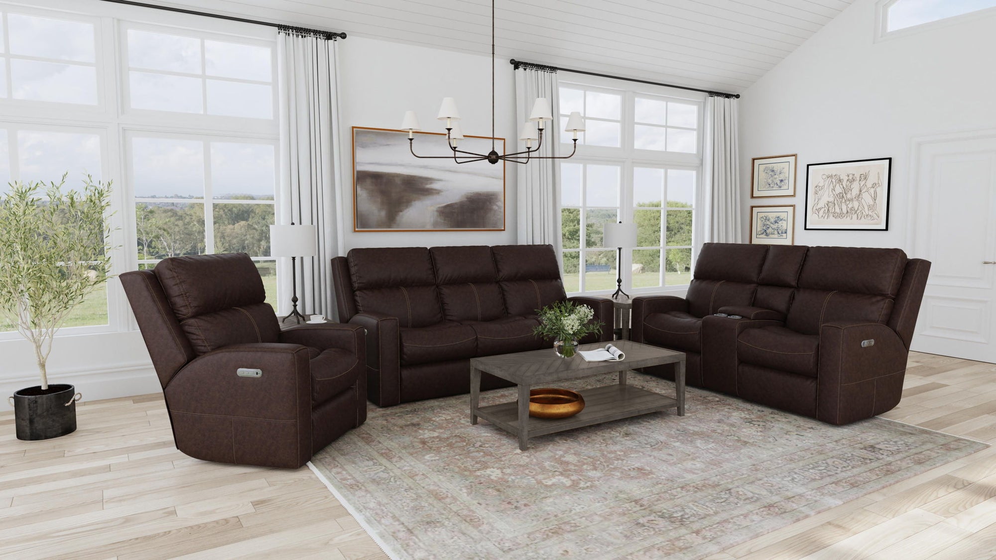 Score - Power Reclining Loveseat