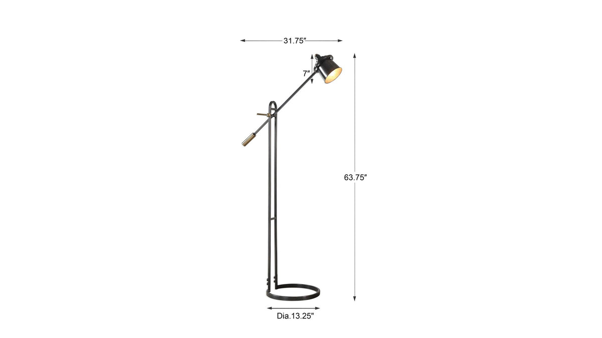Chisum - Floor Lamp - Dark Bronze