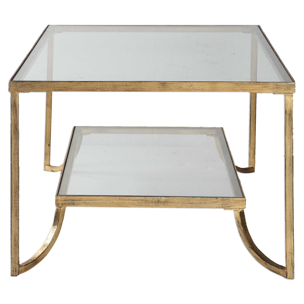 Katina - Leaf Coffee Table - Gold