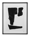 Triple Block Print I Framed Art - Black