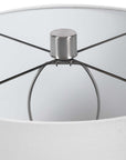 Azariah - Crackle Table Lamp - White