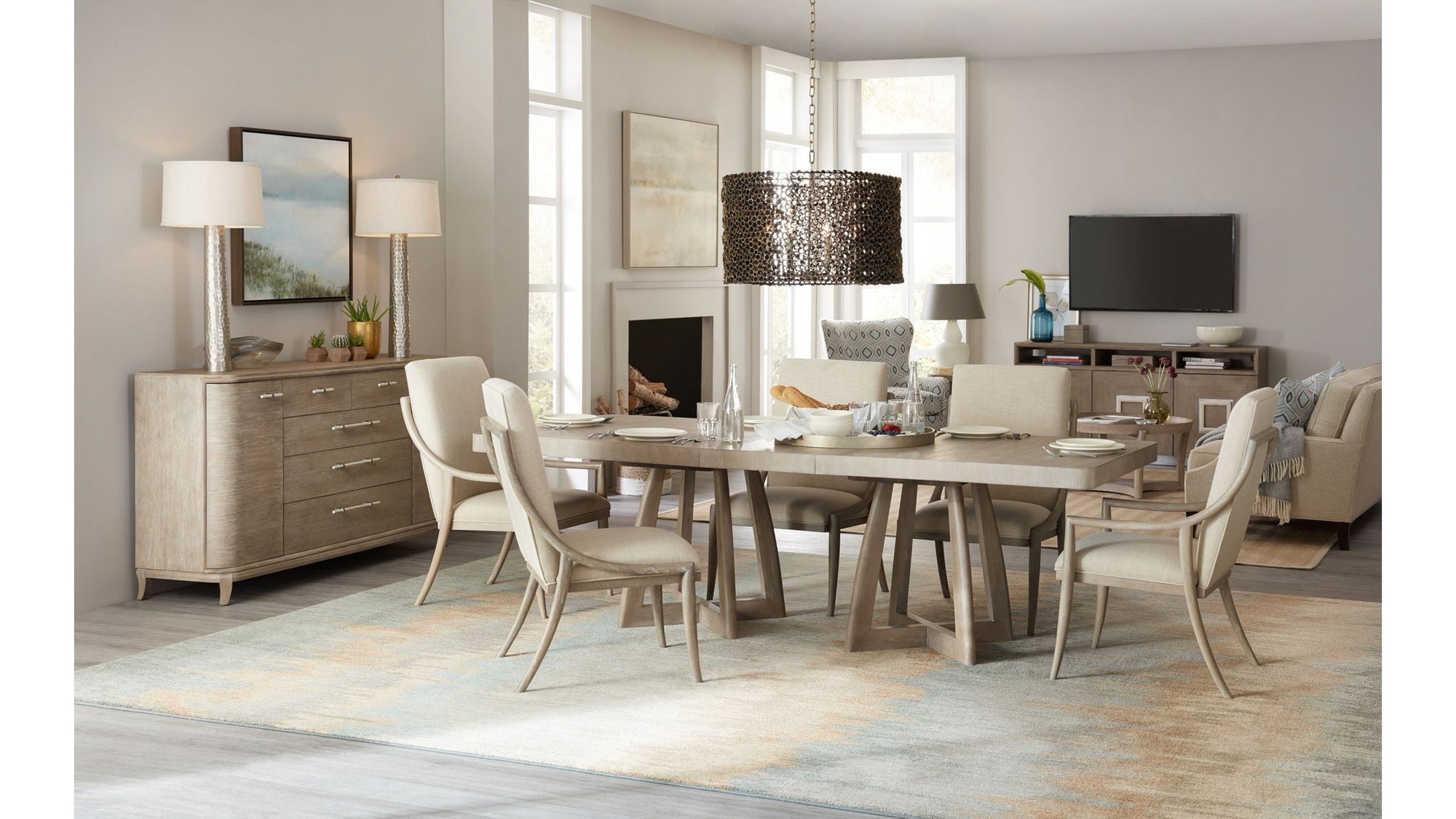 Affinity - Slope Side Chair - Beige