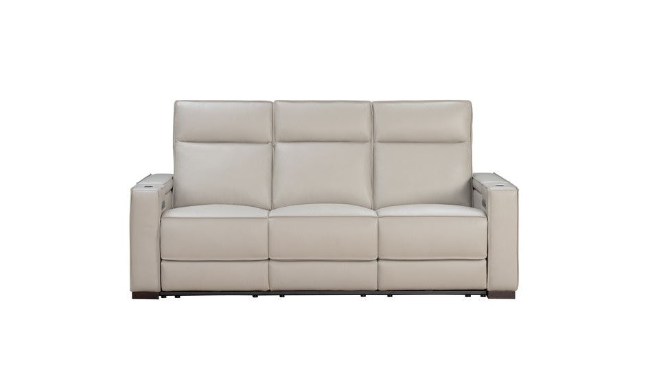 Odessey - Power Sofa Recliner With Power Headrest, Power Lumbar, Heat And Massage