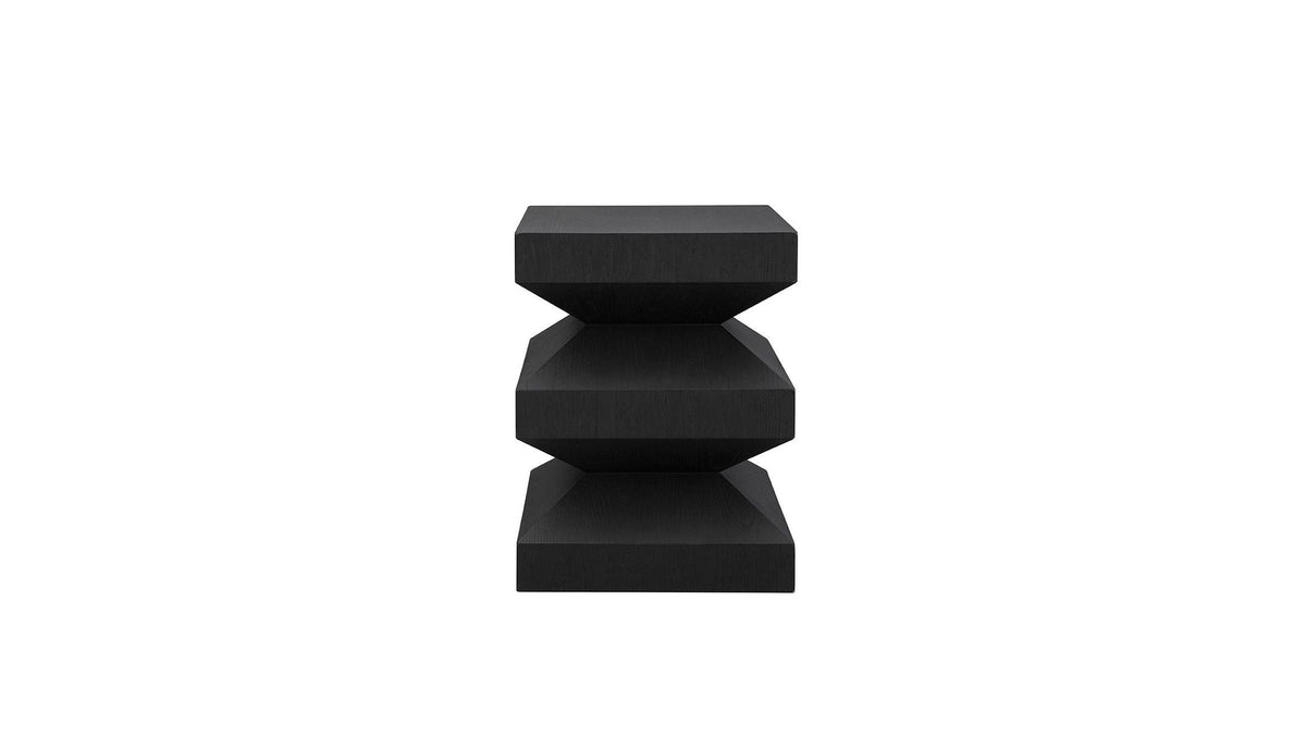 Plato's - End Table - Black