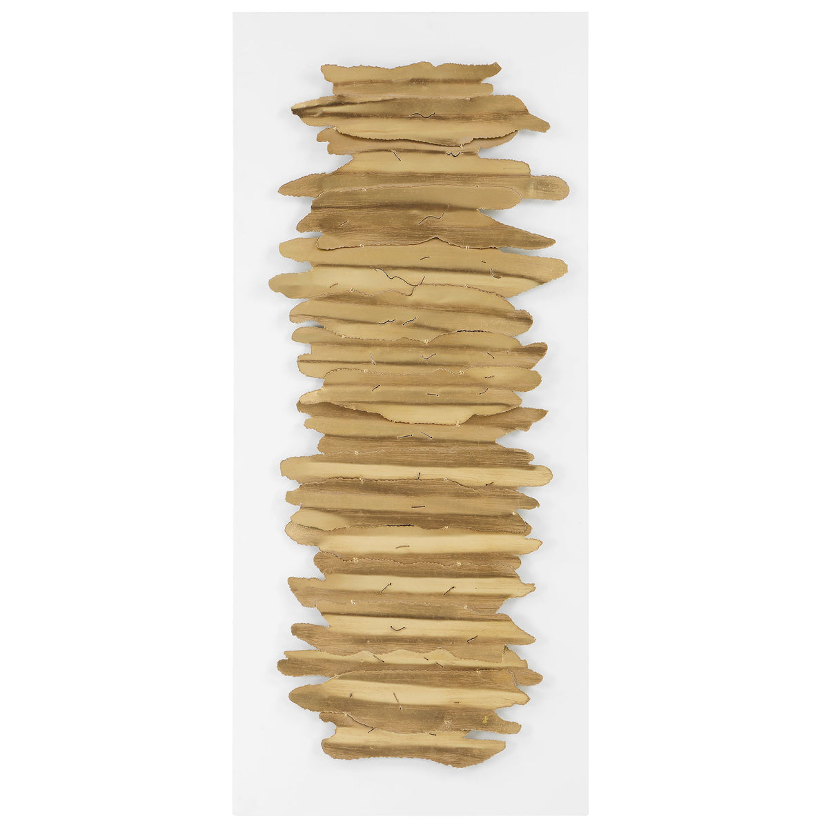Lev - Metal Wall Decor - White &amp; Gold
