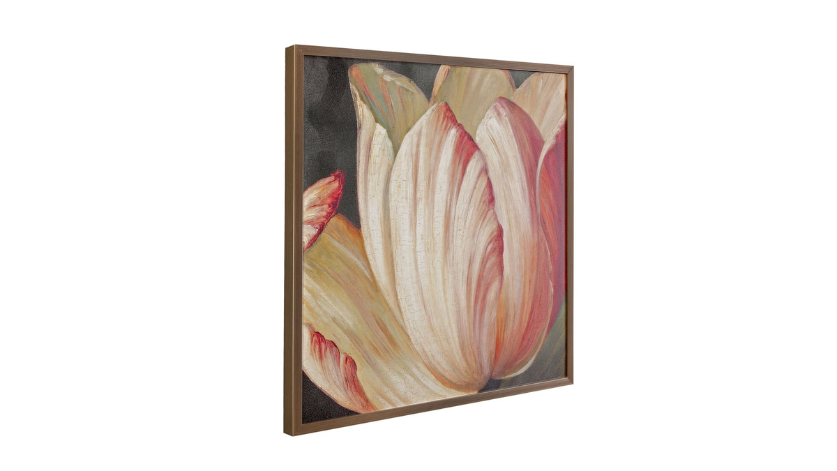 The Secret Garden - Detail Framed Print - Pink