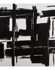 Building Blocks Canvas Art - Black