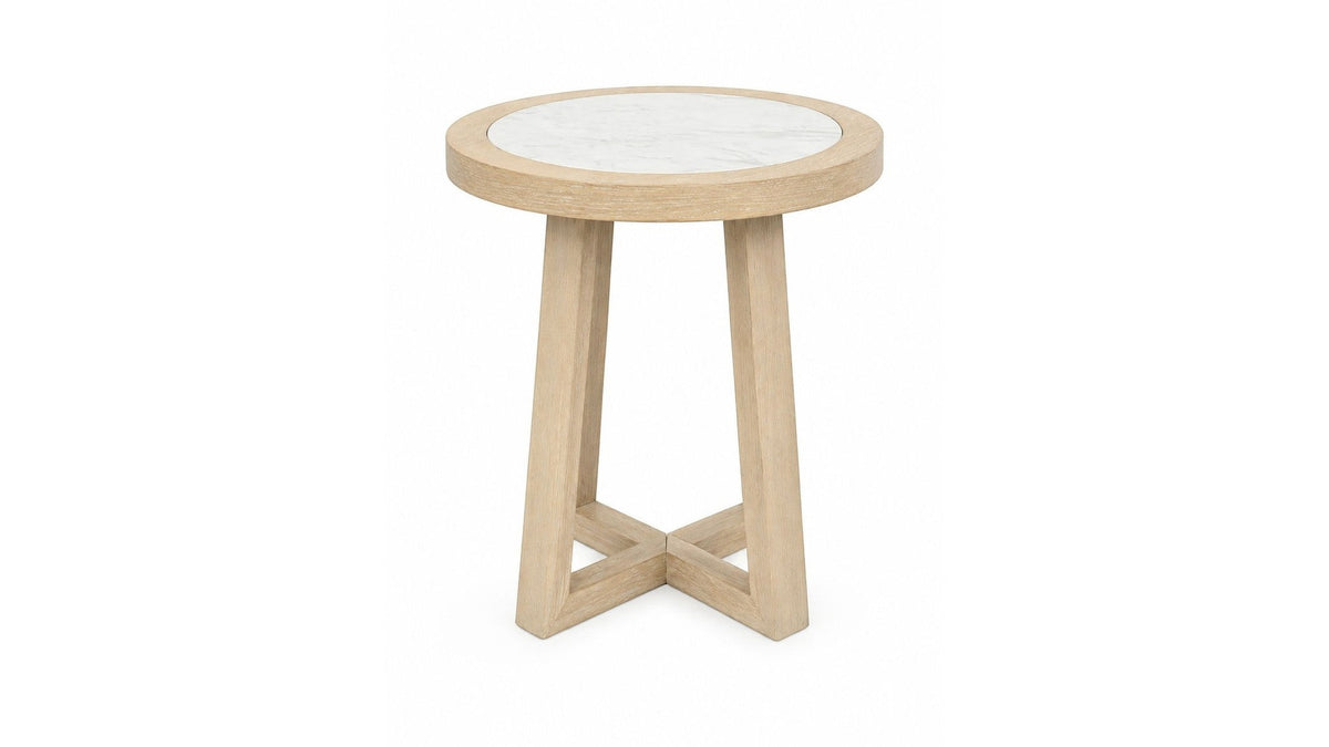 Trifecta - End Table - Driftwood Cerused Oak