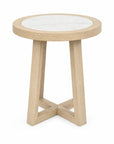 Trifecta - End Table - Driftwood Cerused Oak
