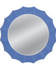Blue Altair - Wall Mirror - Blue