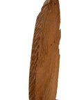 Teak Sculpture Set (Set of 2) - Dark Brown
