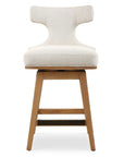 Klismos - Fabric Counter Stool - Off-White