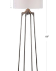 Adrian - Modern Floor Lamp - Silver