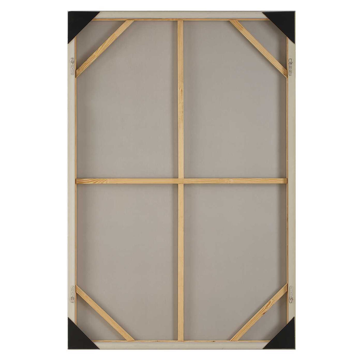Remedy - Hand Painted Modern Canvas - Brown / Gray / White / Woodtone