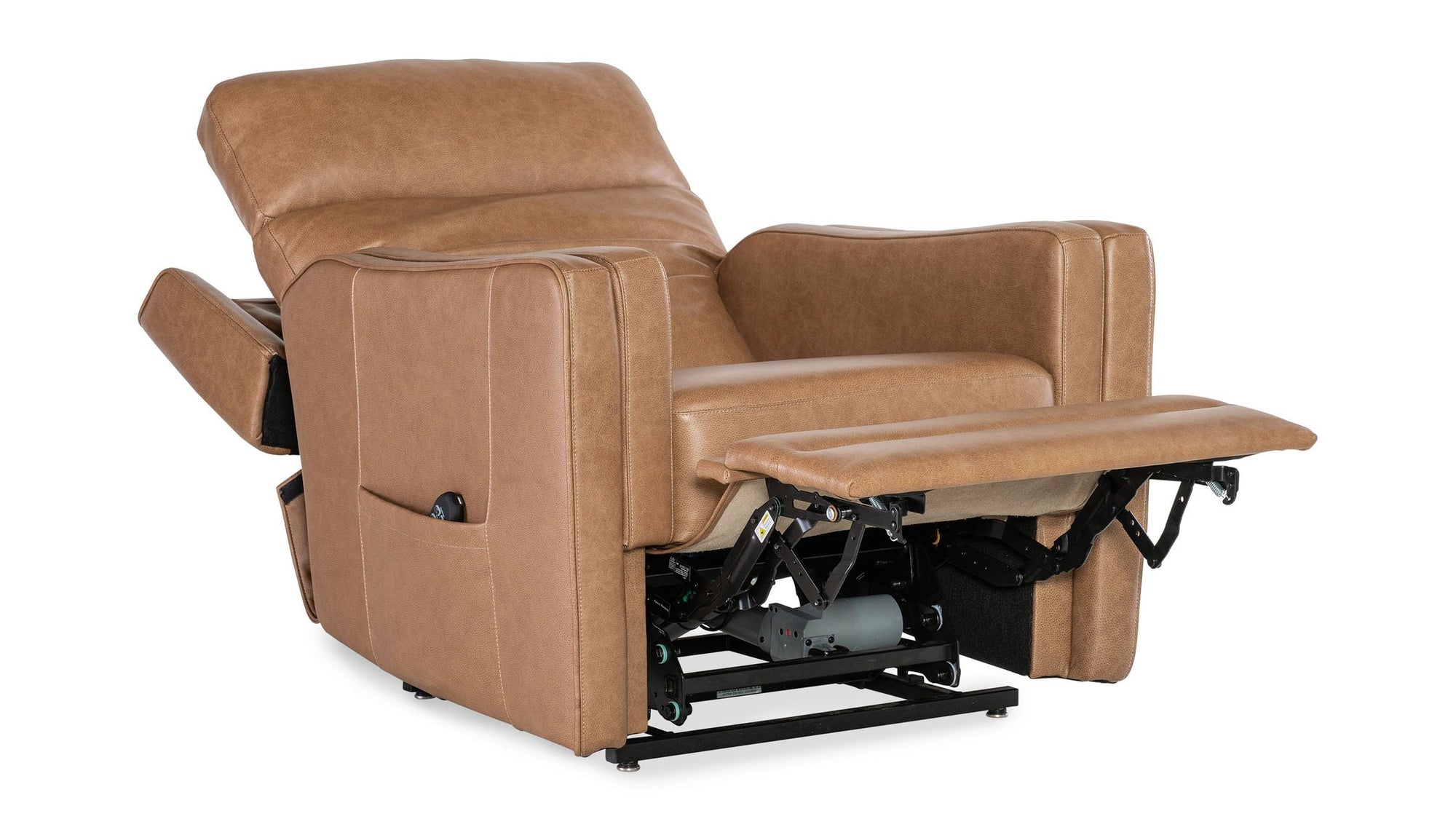 RC - Thyme Power Recliner With Power Headrest, Lumbar, And Lift - Light Brown