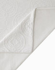 Verona Matelasse - King Comforter Set (Set of 3) - Vintage White