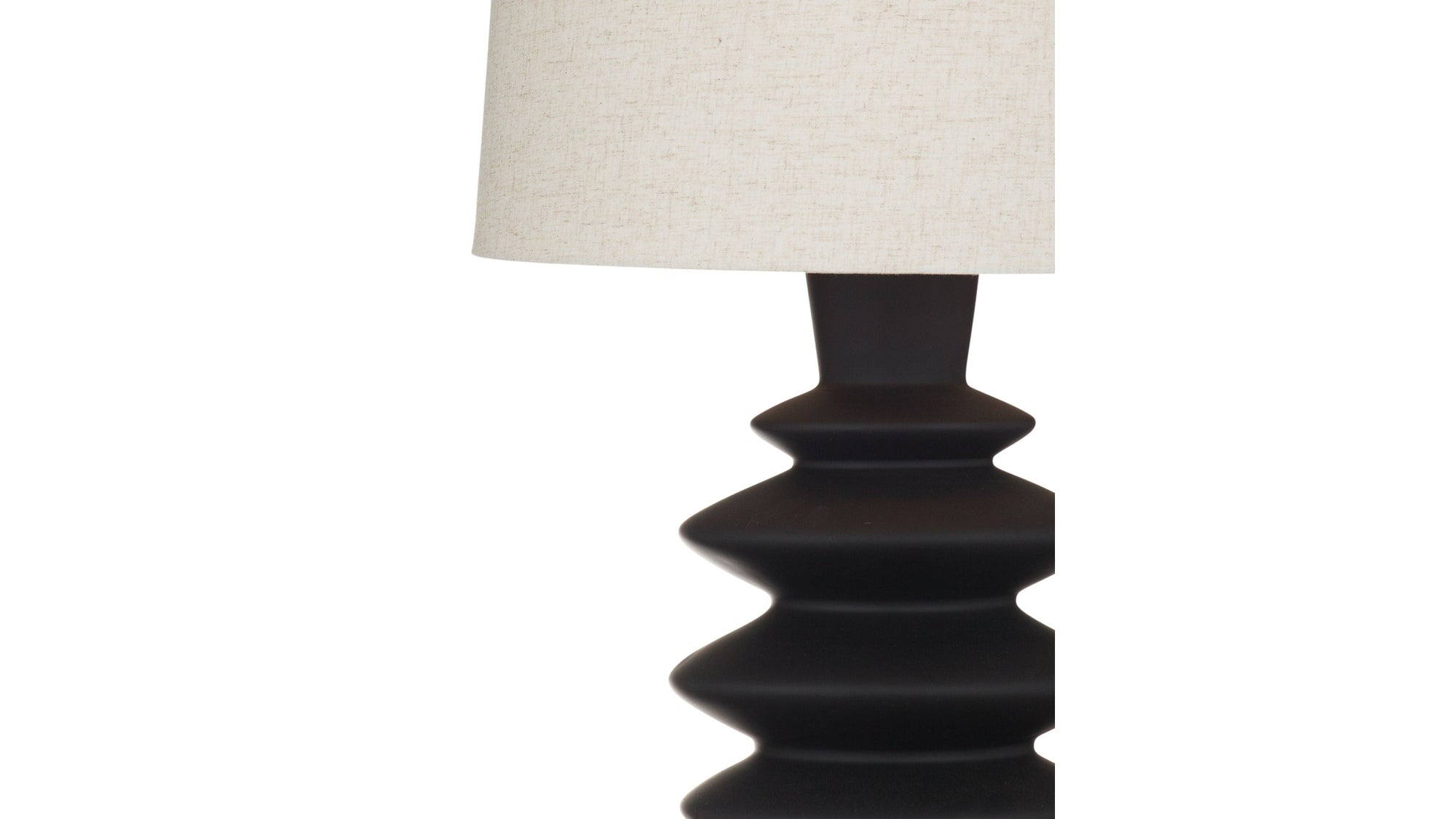 Andover - Table Lamp - Black / Beige