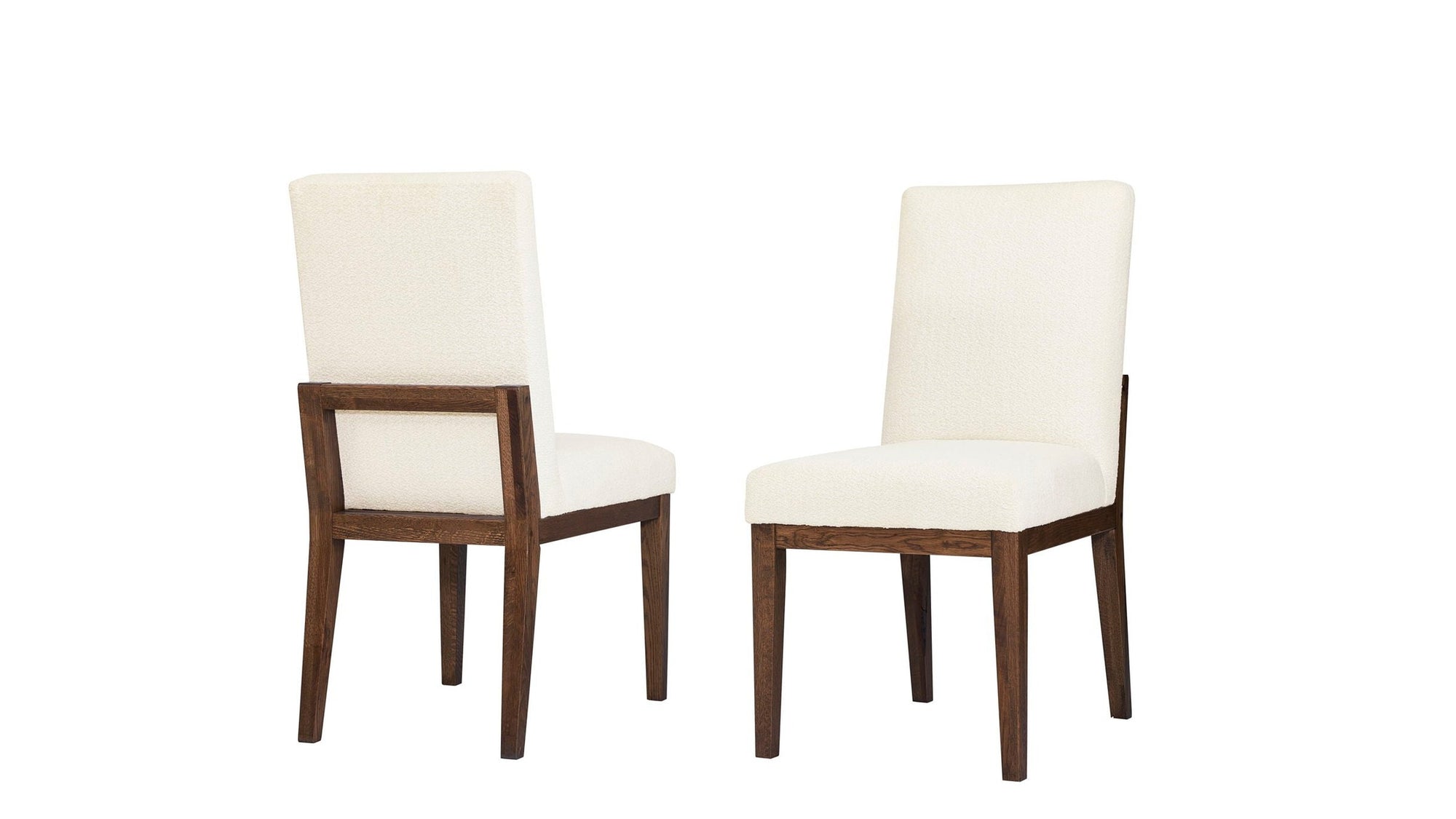 Dovetail - Upholstered Side Chair - Natural Legs