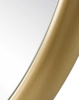 Atkinson - Modern Round Mirror - Brass