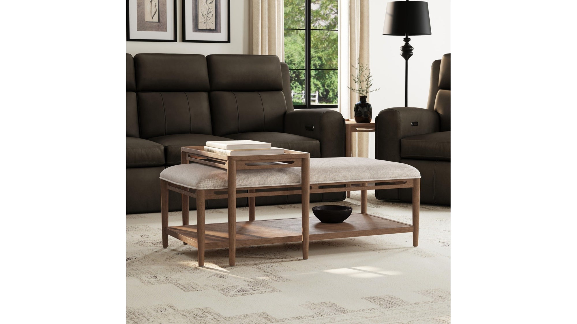 Verona - End Table - Dark Brown