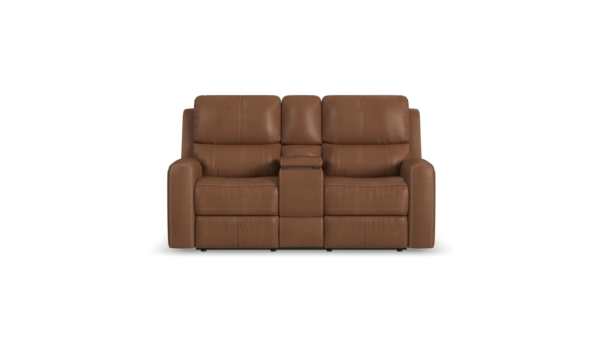 Linden - Power Reclining Loveseat With Console & Power Headrests & Lumbar
