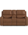 Linden - Power Reclining Loveseat With Console & Power Headrests & Lumbar