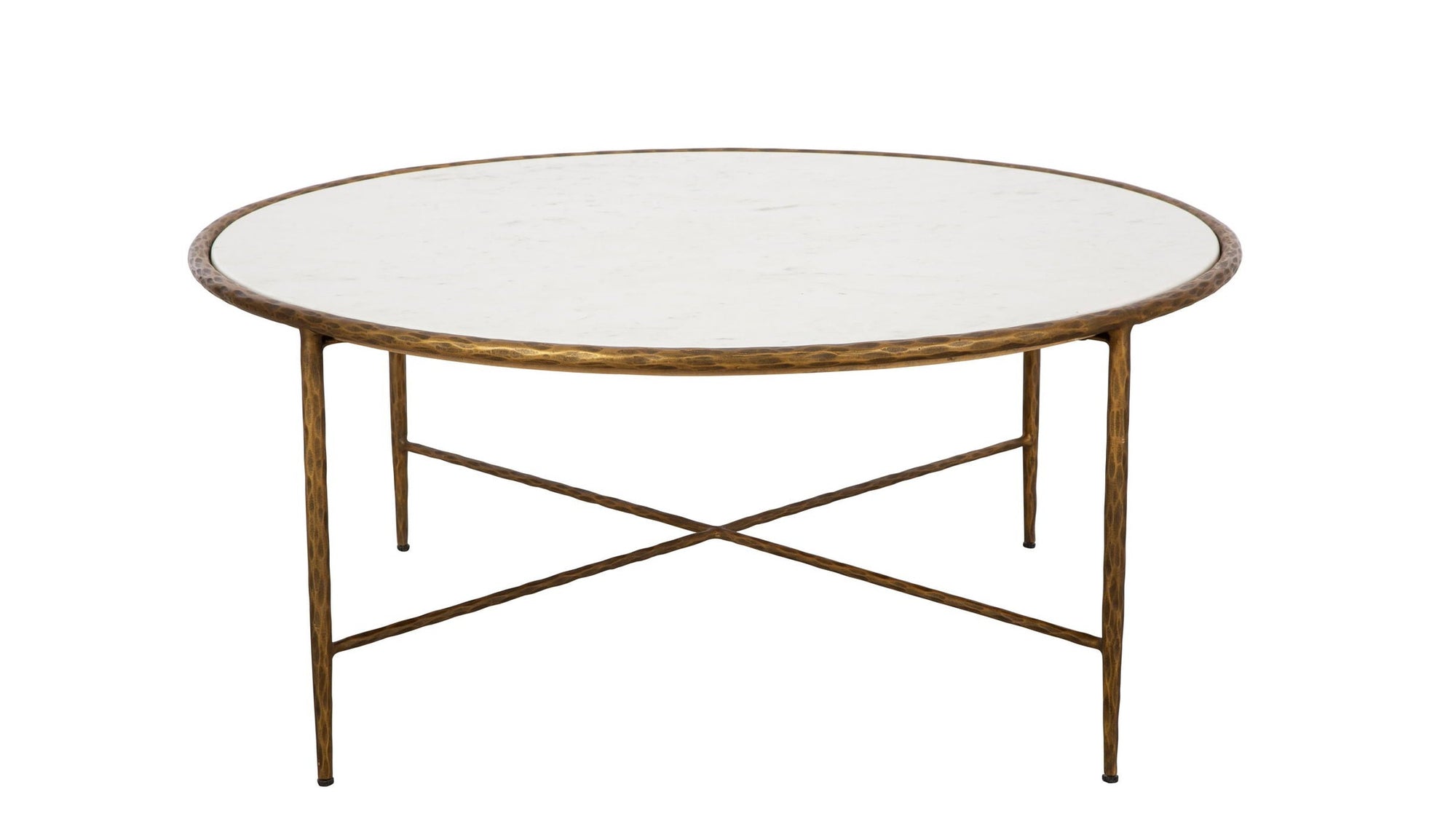 Evelyn - Coffee Table - White / Gold