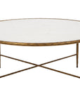 Evelyn - Coffee Table - White / Gold