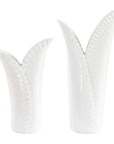 Leafscape - Vases (Set of 2) - White