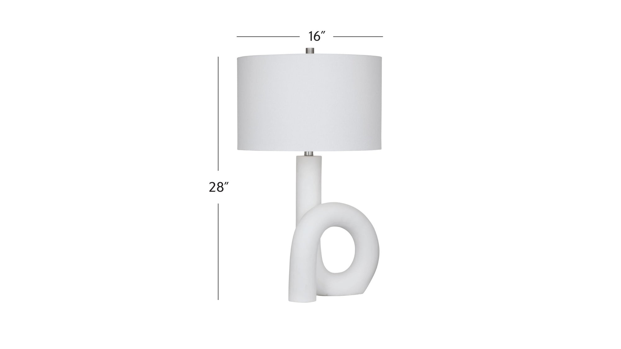 Alexx - Table Lamp - Matte White