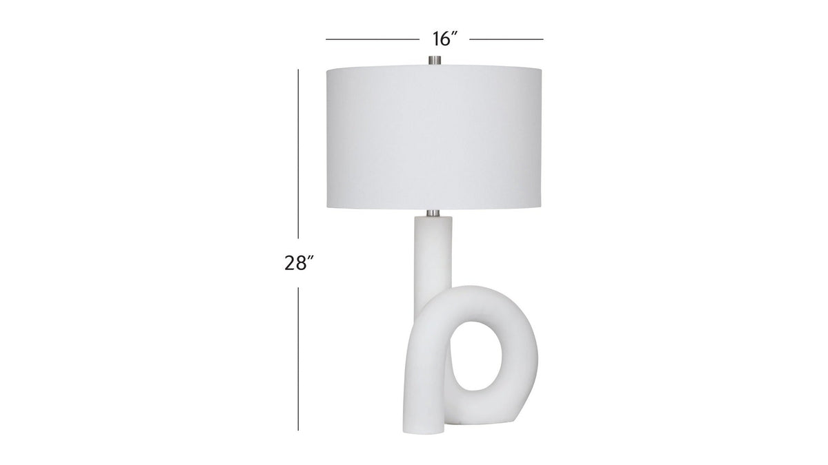 Alexx - Table Lamp - Matte White