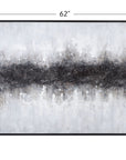 Divided Framed Canvas - Gray / Black