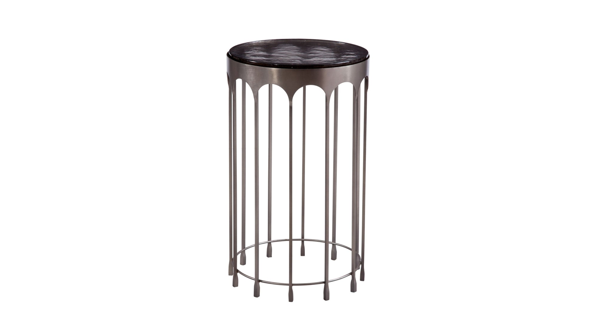Hartley - Accent Table - Nickel