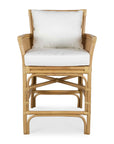 Pacific - Rattan Counter Stool - Brown / White