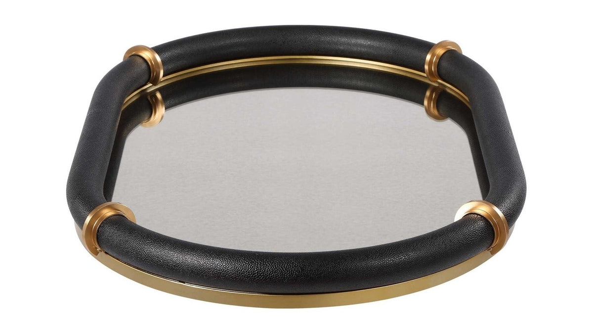 Cyprus - Oval Tray - Black