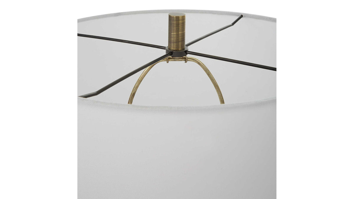Annora - Glossy Table Lamp - White