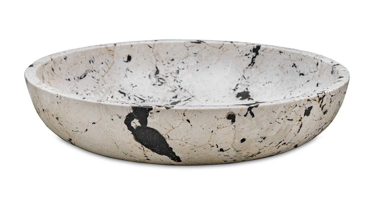 Nouveau - Limestone Bowl - White