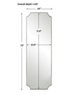 Lennox - Nickel Tall Mirror