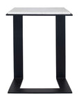 Kenora - Marble Accent Table - White
