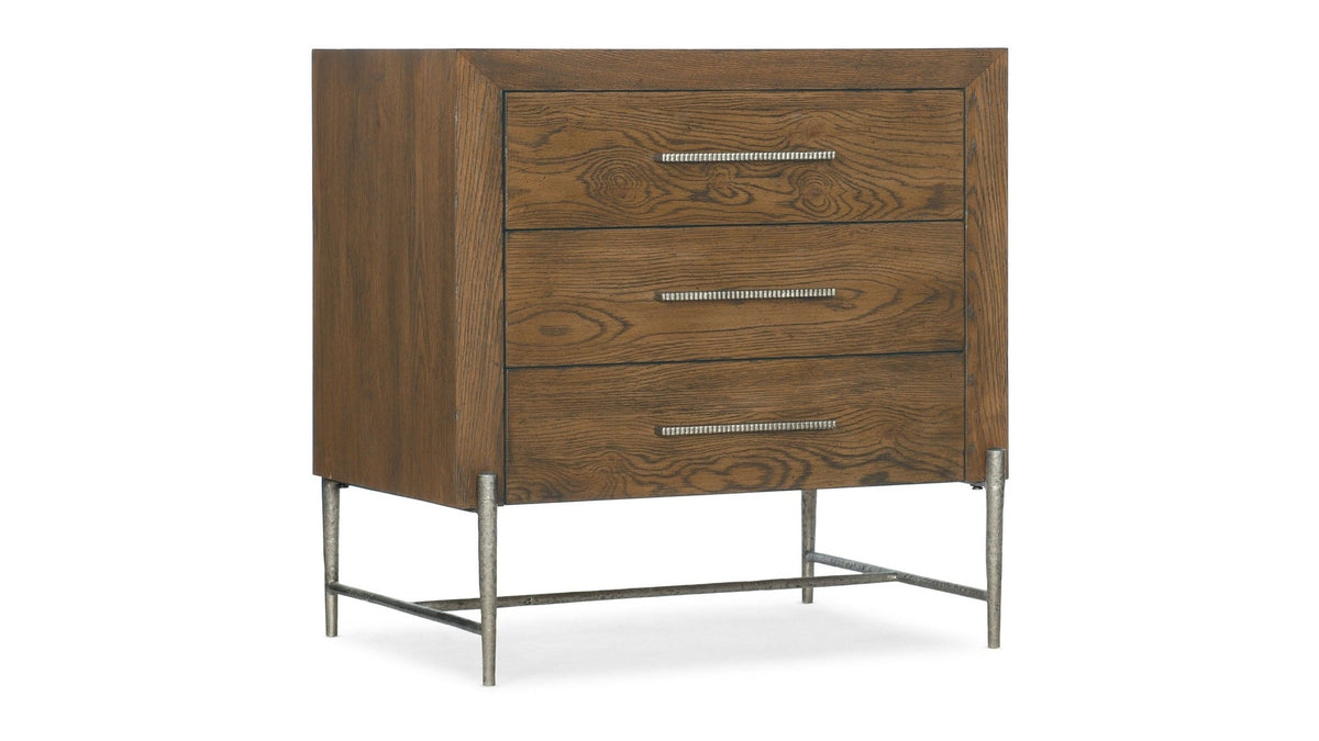 Chapman - 3-Drawer Nightstand - Light Brown