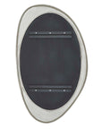 Schiller - Oval Mirror - Antique Nickel