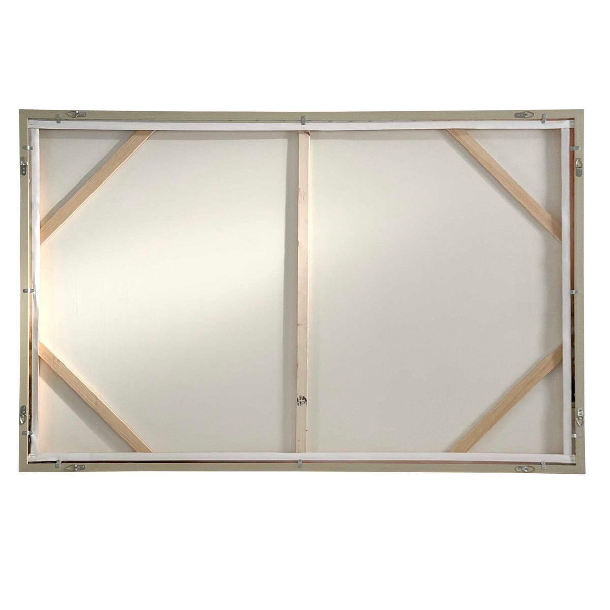 Rise - Framed Modern Canvas - Black / Brown / Orange / White