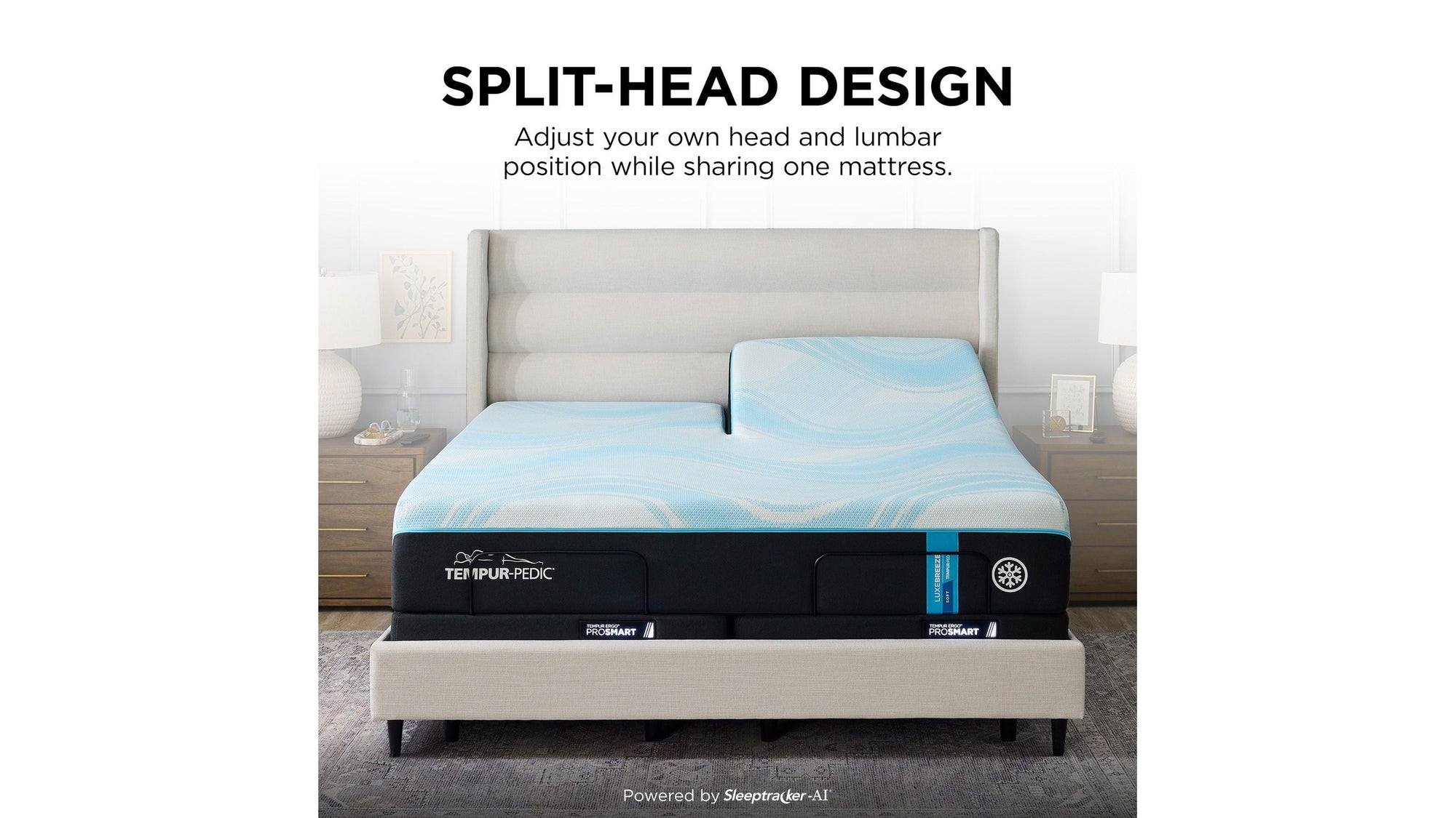 Tempur-Breeze - Soft Mattress - Split Head King