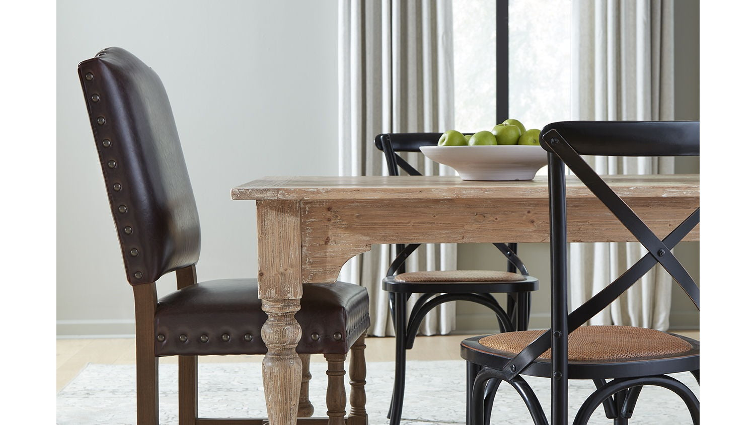 Percy - Dining Table - Light Brown