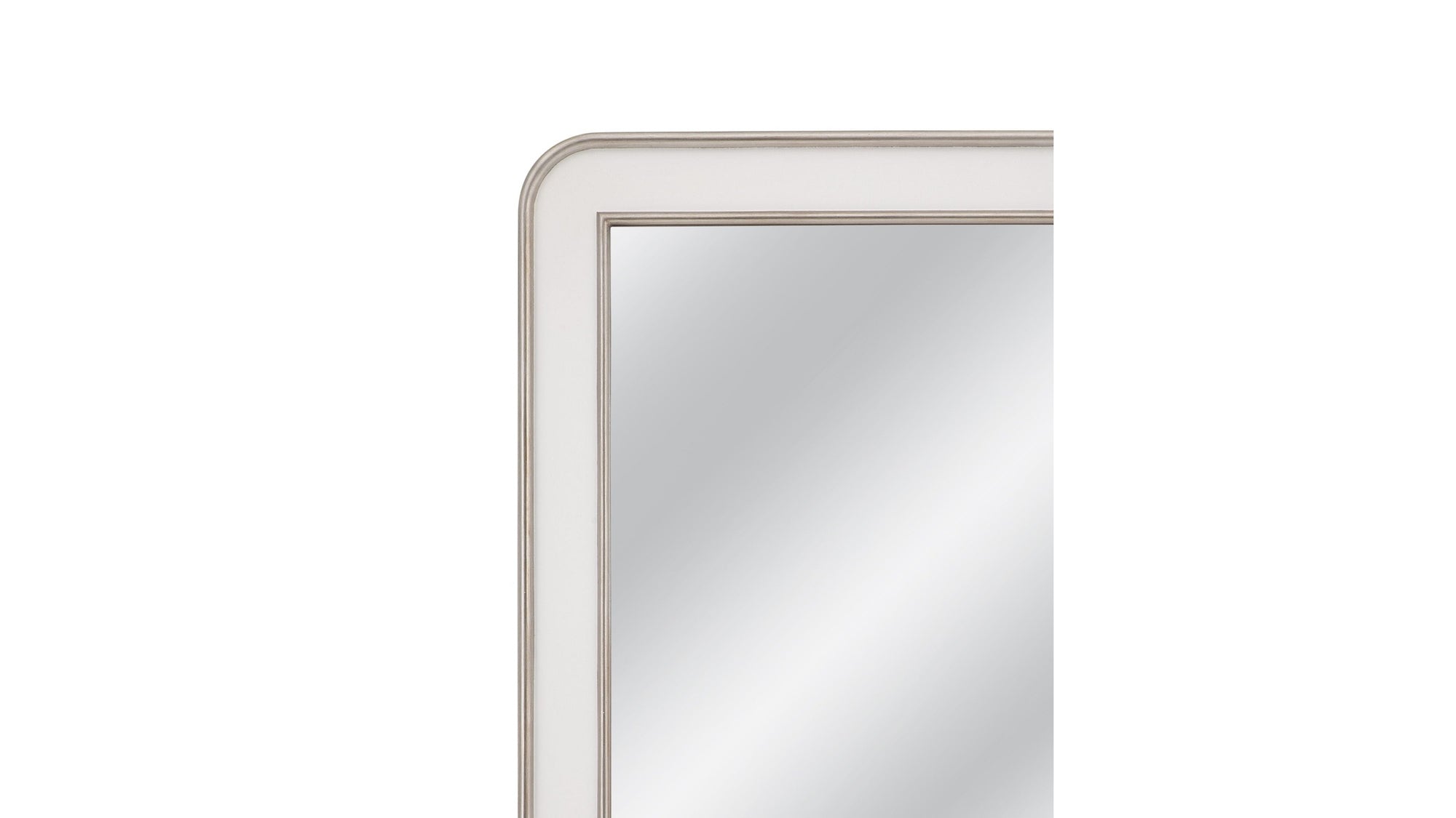 Meadow Place - Wall Mirror - White / Silver